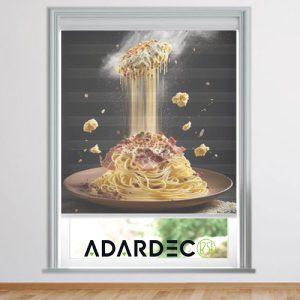 پرده زبرا طرح غذا